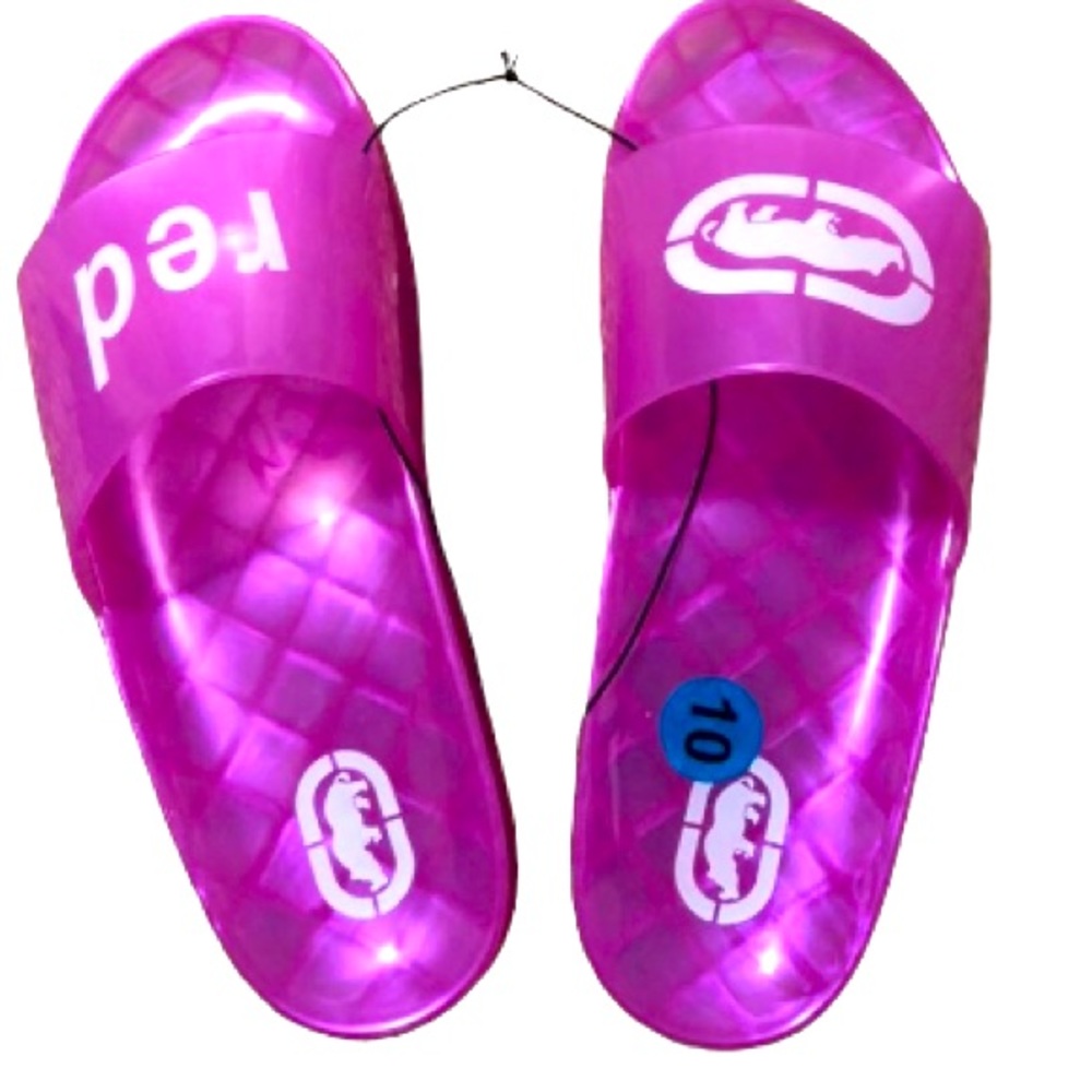 🛑 Echo-Red Transparent Slides